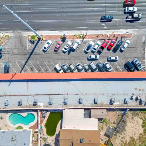 Retail drone photography Las Vegas by Rick Rowland
