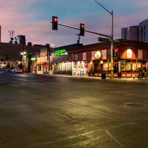 Commercial twilight property photography Las Vegas by Rick Rowland